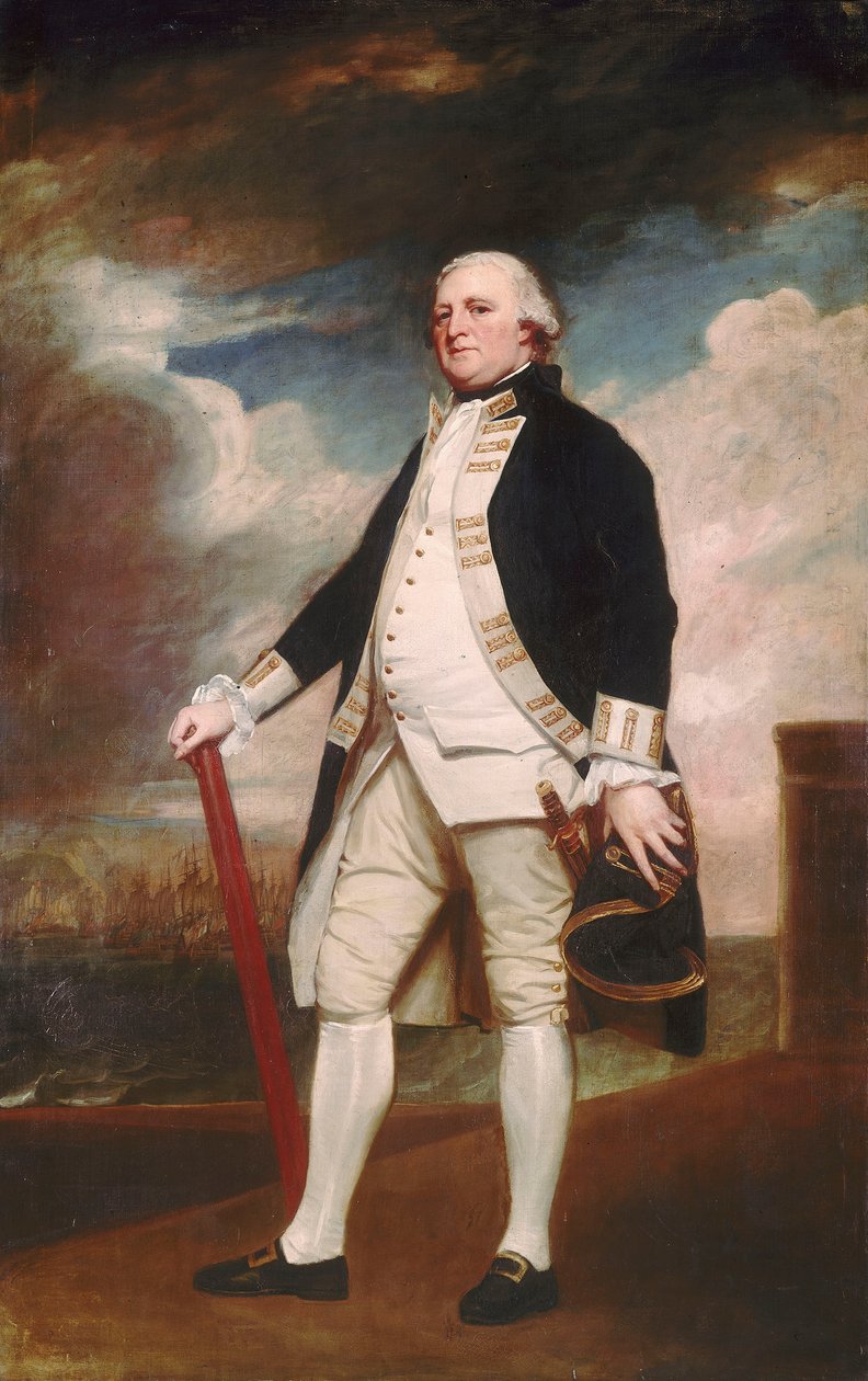 Viceamiral George Darby (cirka 1720-1790) av George Romney