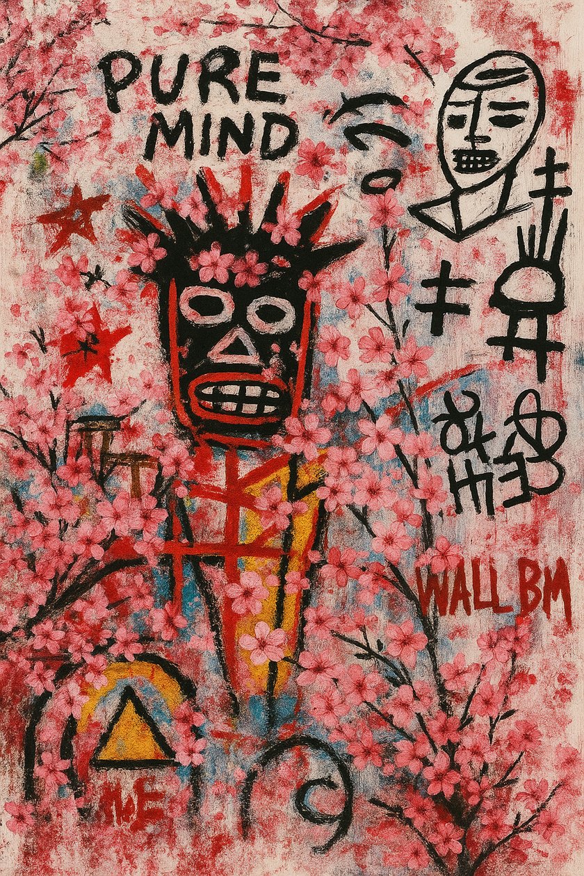 Healing Eyes, 2025 (akryl på duk) av George Rosaly