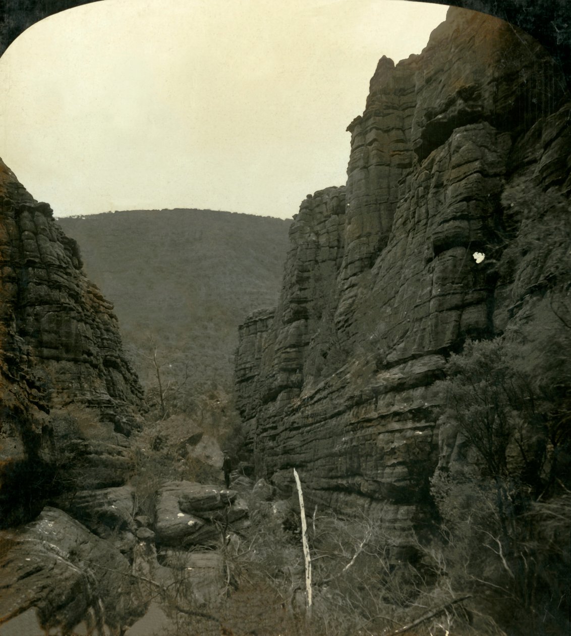 The Grand Canon [sic], Grampians, Victoria, Australien, 1908. av George Rose