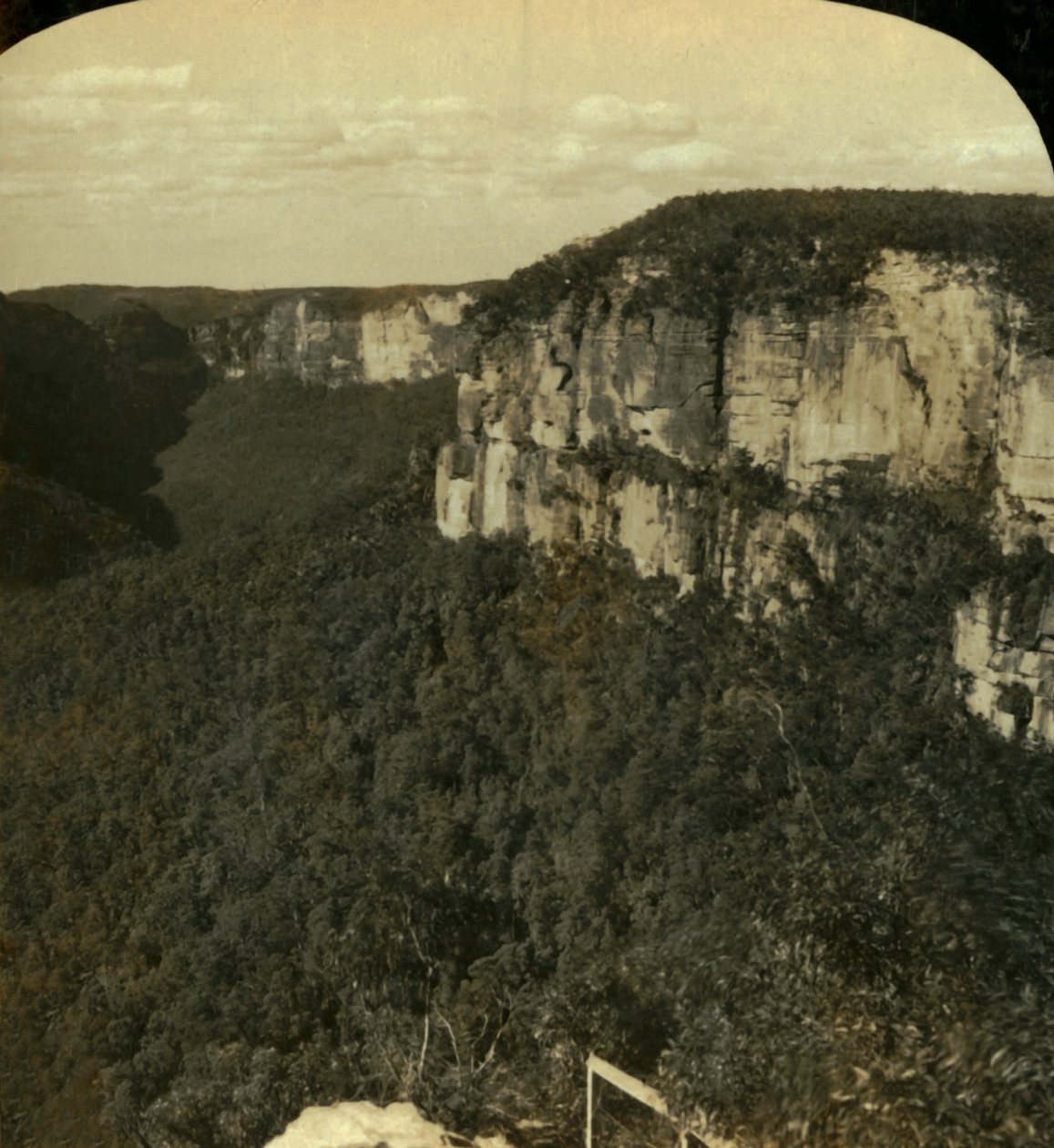 The Grose Valley, Blue Mountains, N.S.W., Australien, 1909. av George Rose