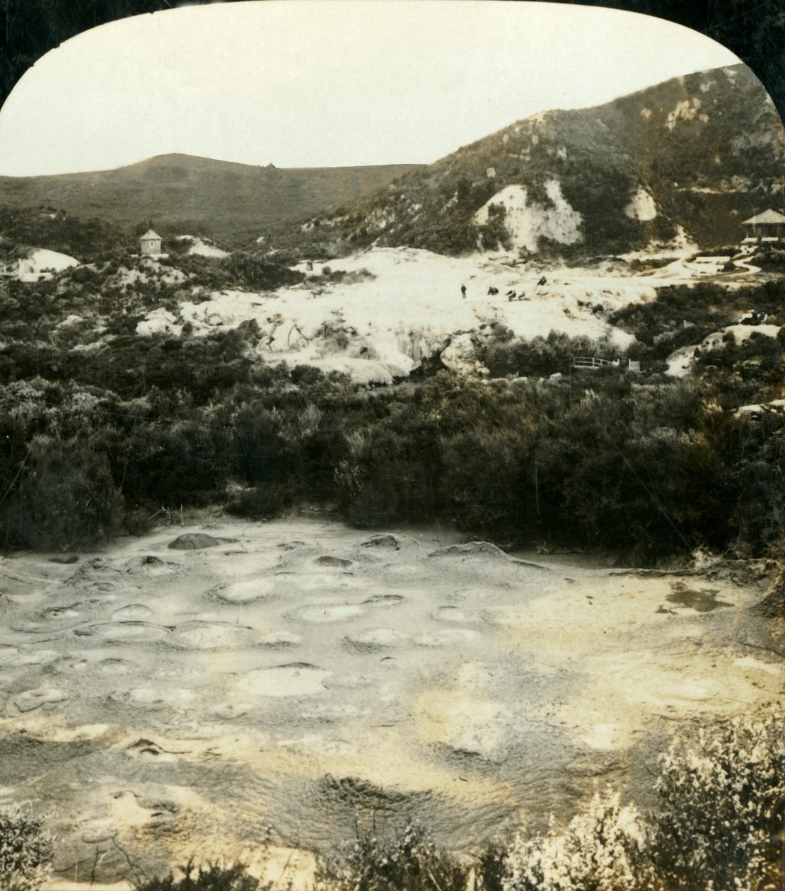 Grötgrytan, Whaka, Rotorua, Nya Zeeland, c1909. av George Rose