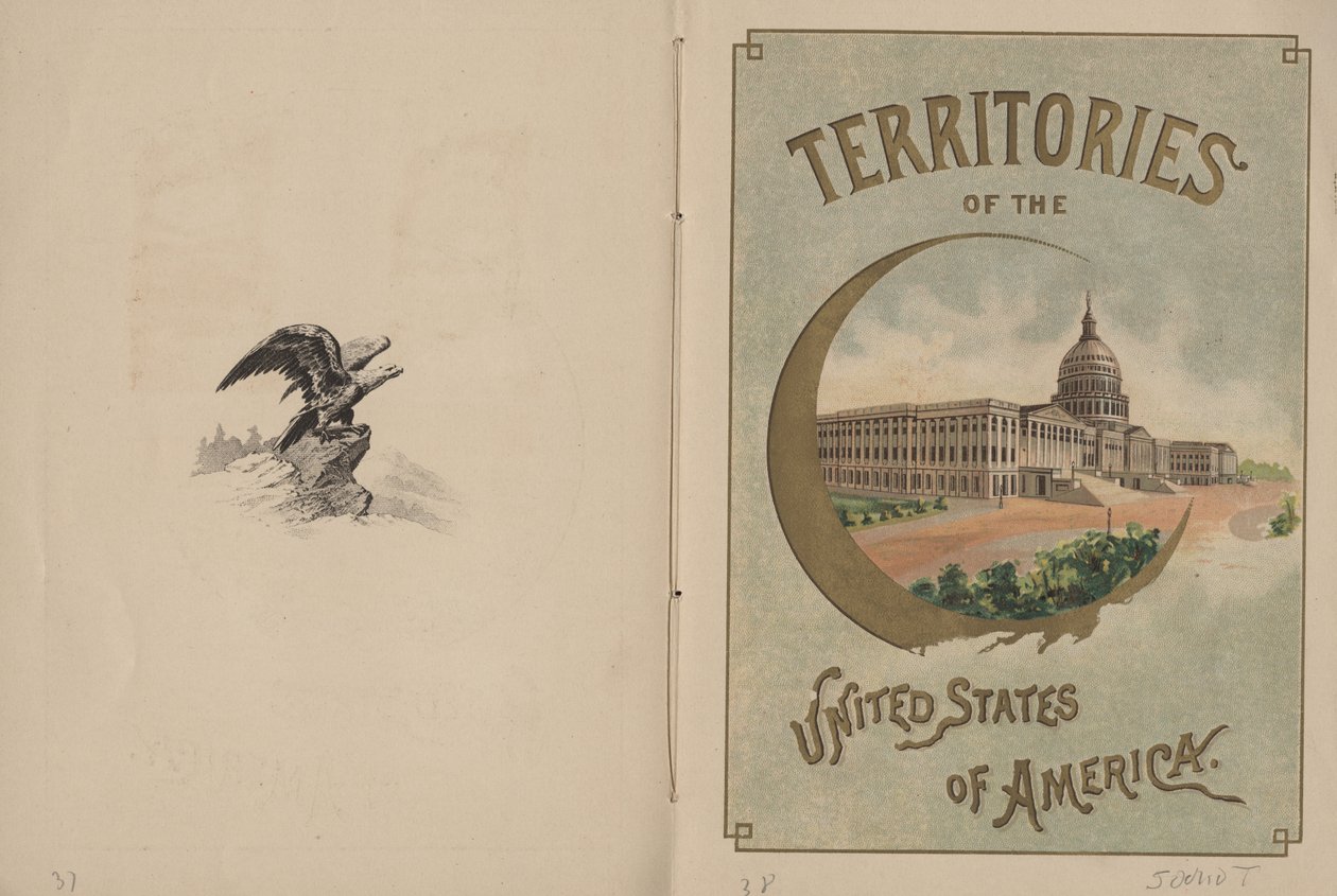 Flaggor för alla nationer och Amerikas förenta stater - sidorna 37 och 38, 1887 av George S. and Sons Harris