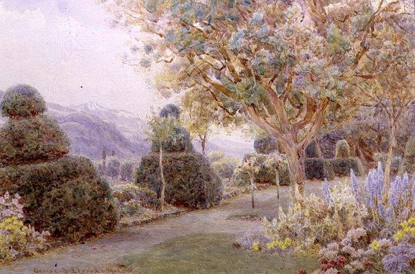 Chateau de la Cour, Rhônedalen av George Samuel Elgood