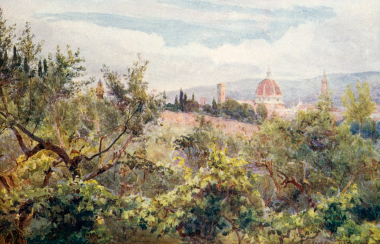 Florens (färglitografi) av George Samuel Elgood