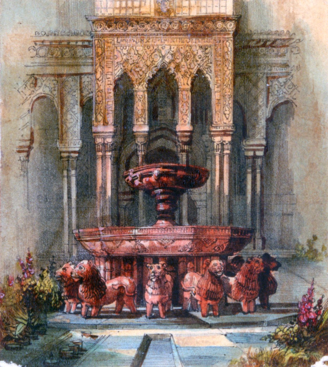 Mauresque fontän, 1820-1876 av George Sand