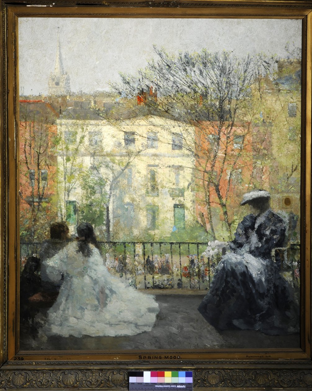 Vårstämning, ca 1908 (olja på duk) av George Sauter