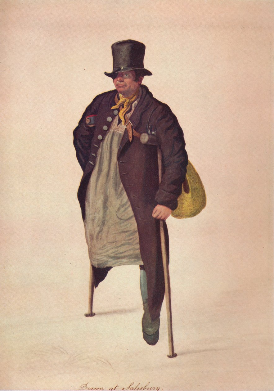 Ritad i Salisbury, c1800 av George Scharf