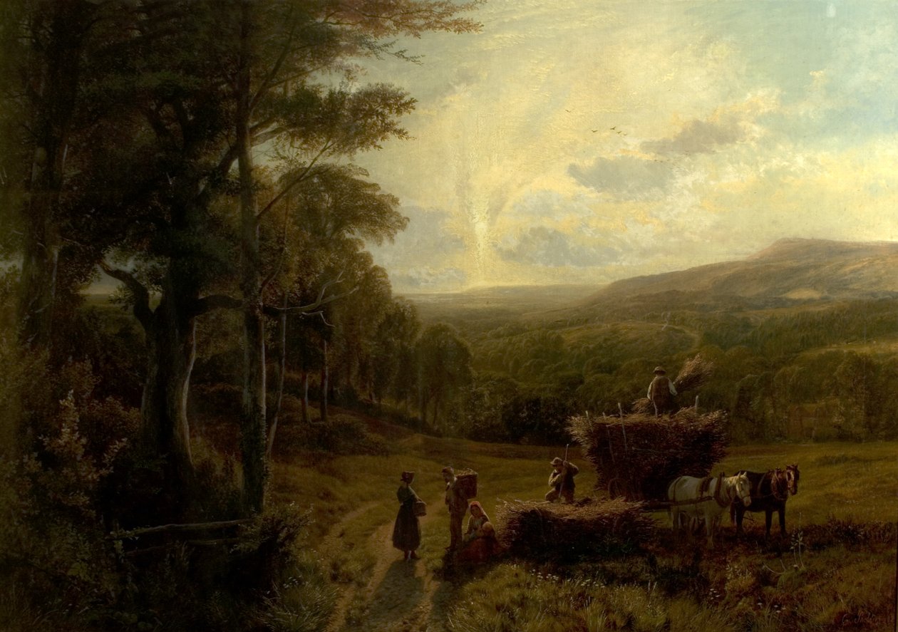 Nära Haslemere, Surrey av George Shalders