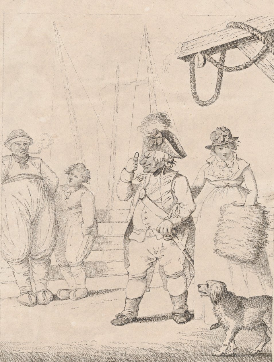 Real Inhabitants of This Earth, 10 januari 1796. av George Shepheard
