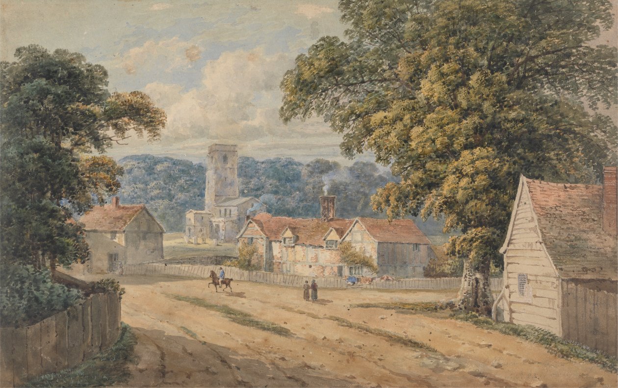 Byn Aldbury, Hertfordshire av George Shepheard