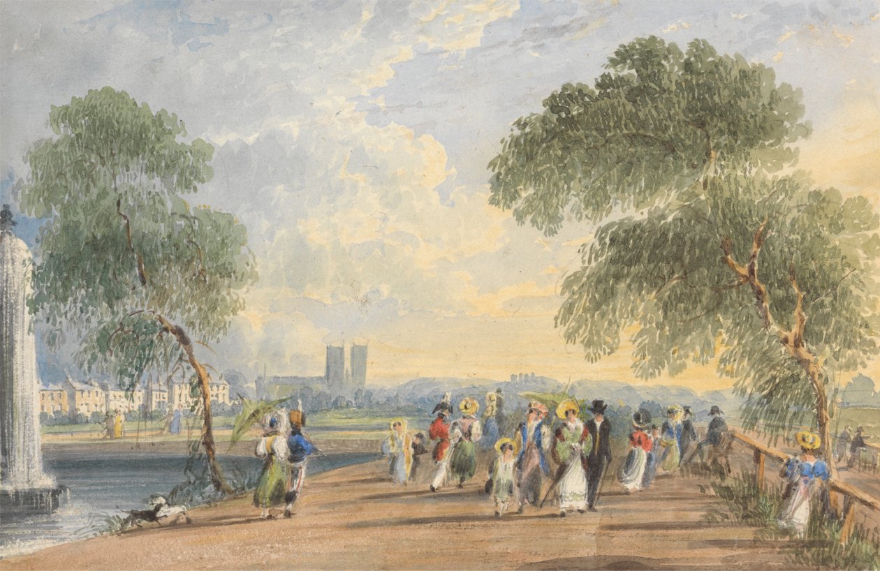 Grön park av George Sidney Shepherd