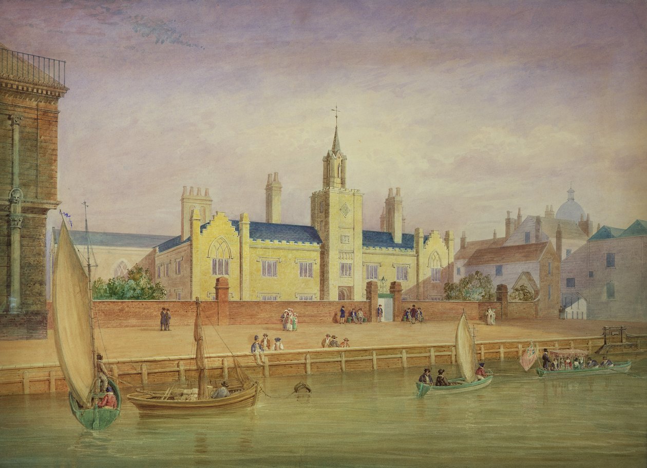 Trinity Almshouses, Greenwich ca 1825 av George Smith