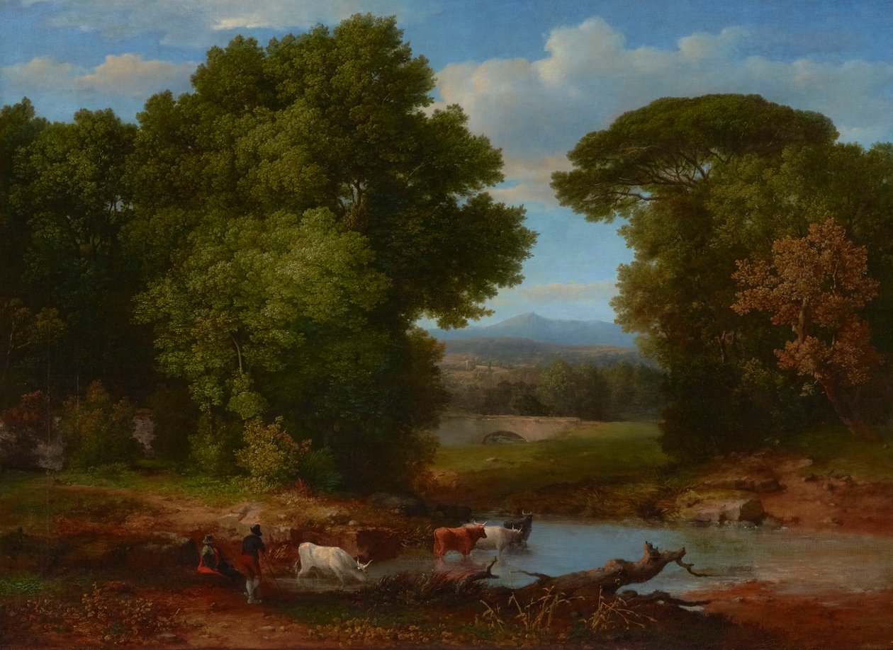En bit av den romerska akvedukten 1852 (olja på duk) av George Snr. Inness