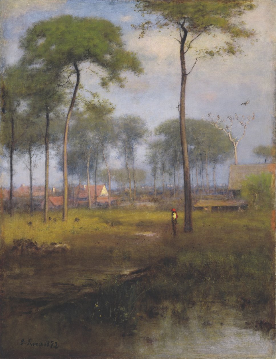 Tidig morgon, Tarpon Springs, 1892 av George Snr. Inness