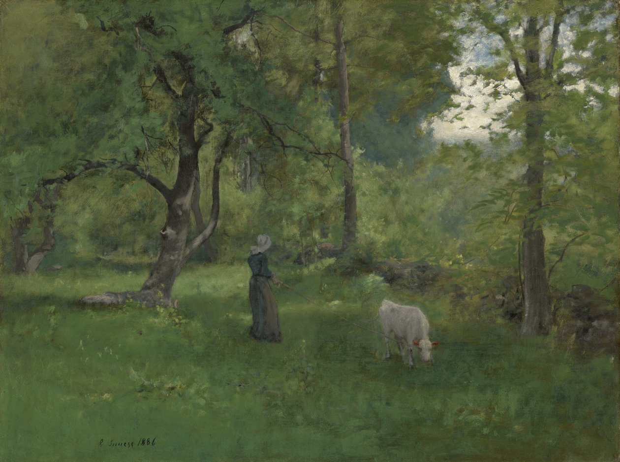 Grönt landskap, 1886 av George Snr. Inness