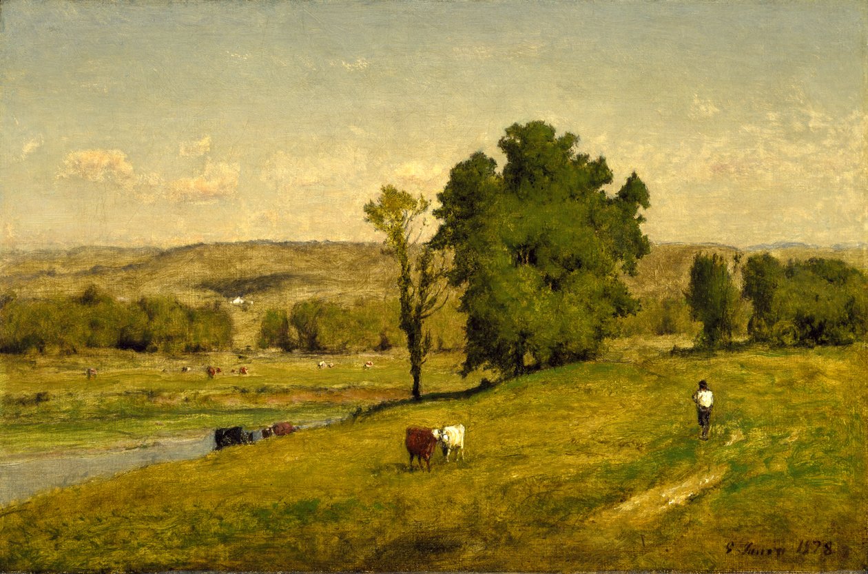 Landskap, 1878 av George Snr. Inness
