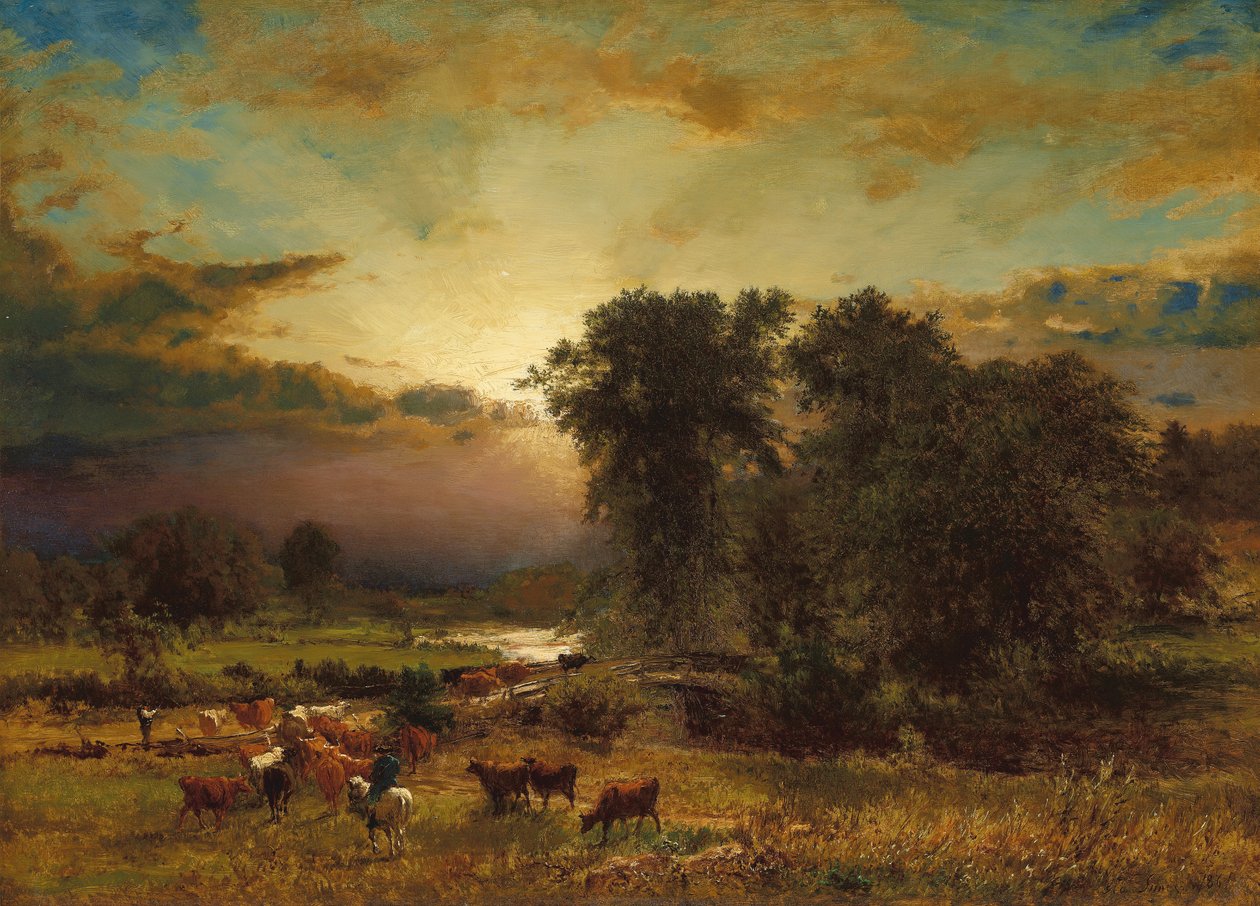 Ljus triumferande av George Snr. Inness