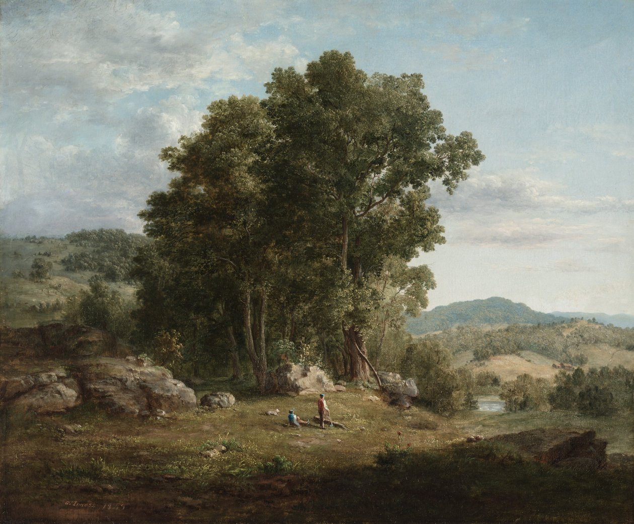 Vedhuggaren av George Snr. Inness