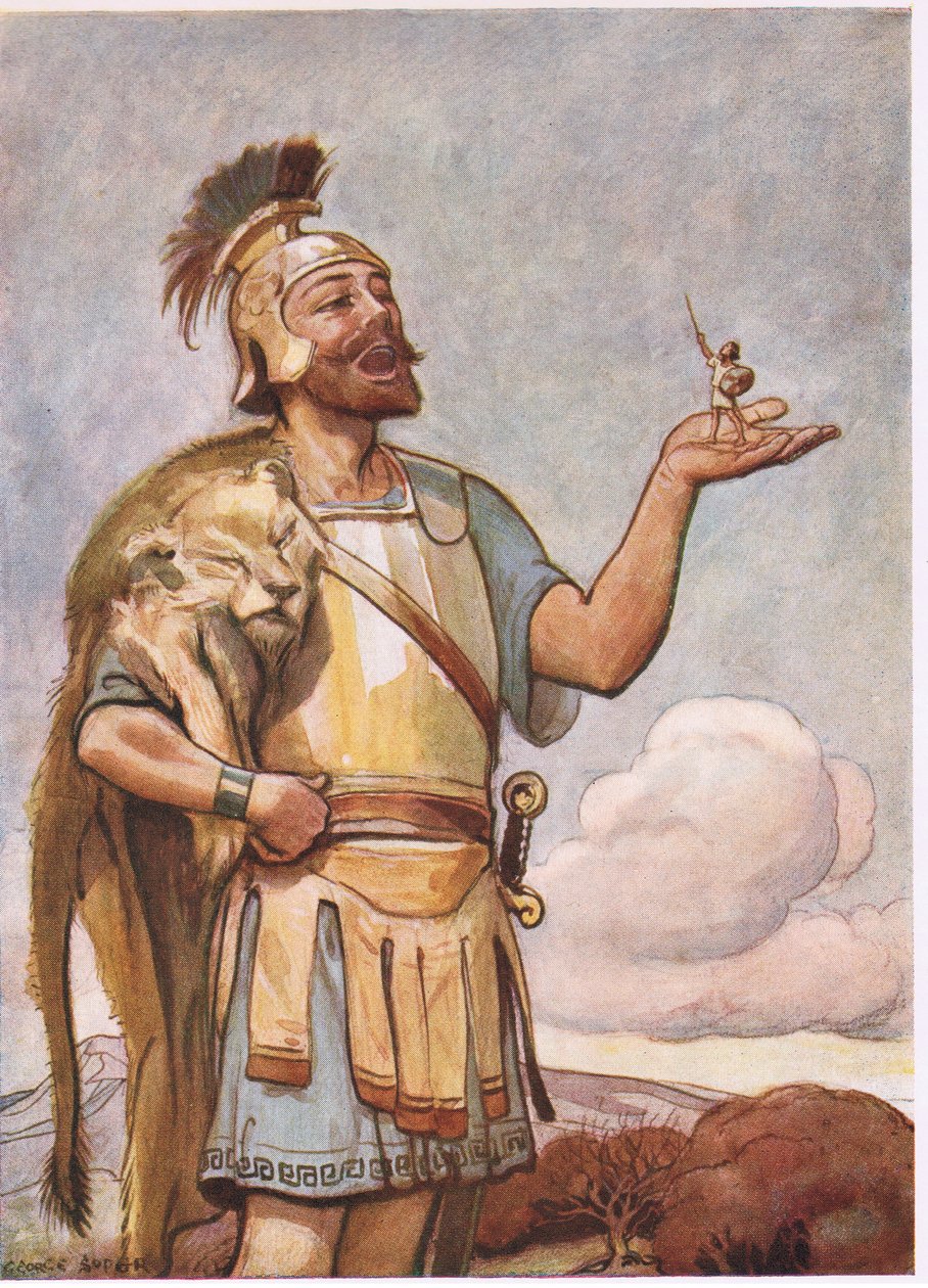 Herkules och pygmén av George Soper