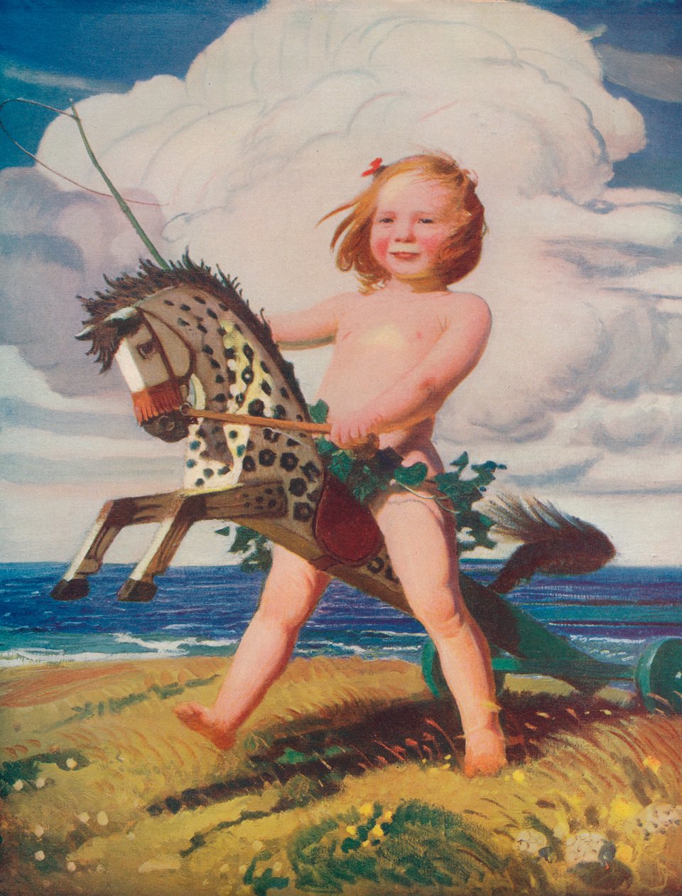 Hobbyhästen, c1915, 1932 av George Spencer Watson