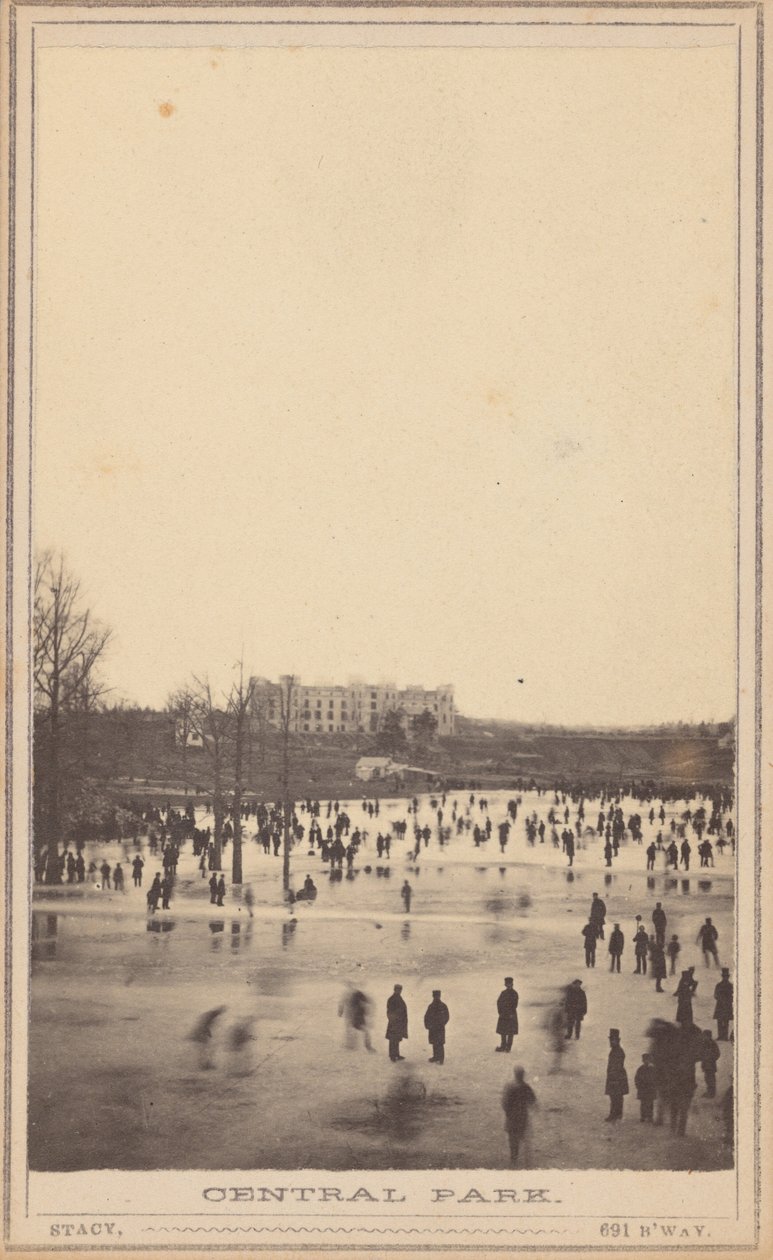 Central Park,1860-talet (foto) av George Stacy