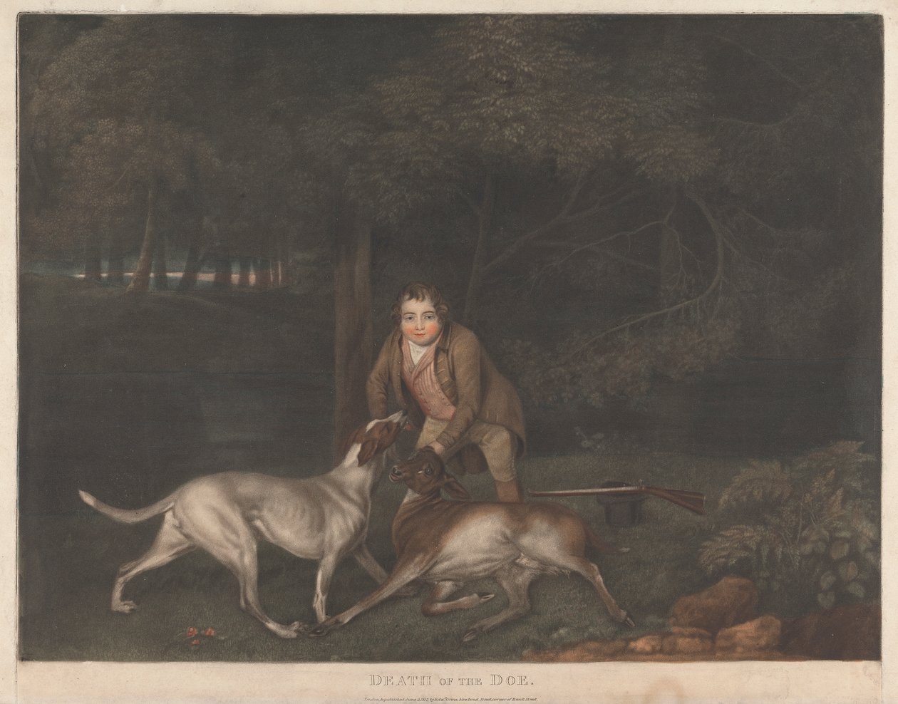 Dovans död av George Stubbs