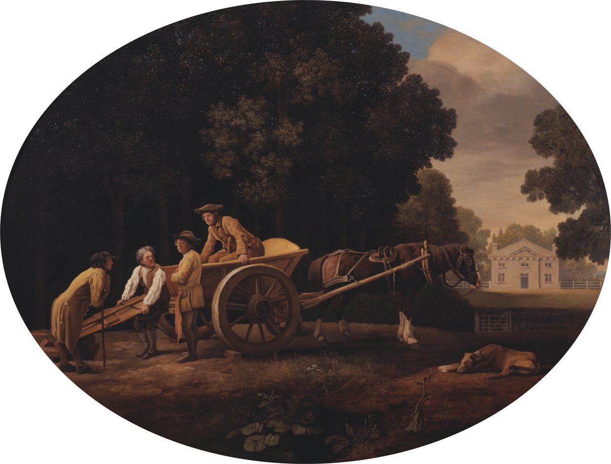Laborers [1779, Royal Academy of Arts, London, utställningskatalog] av George Stubbs