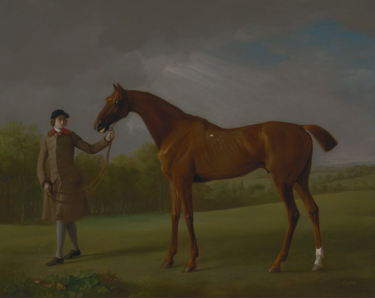 Lustre, hålls av en brudgum av George Stubbs