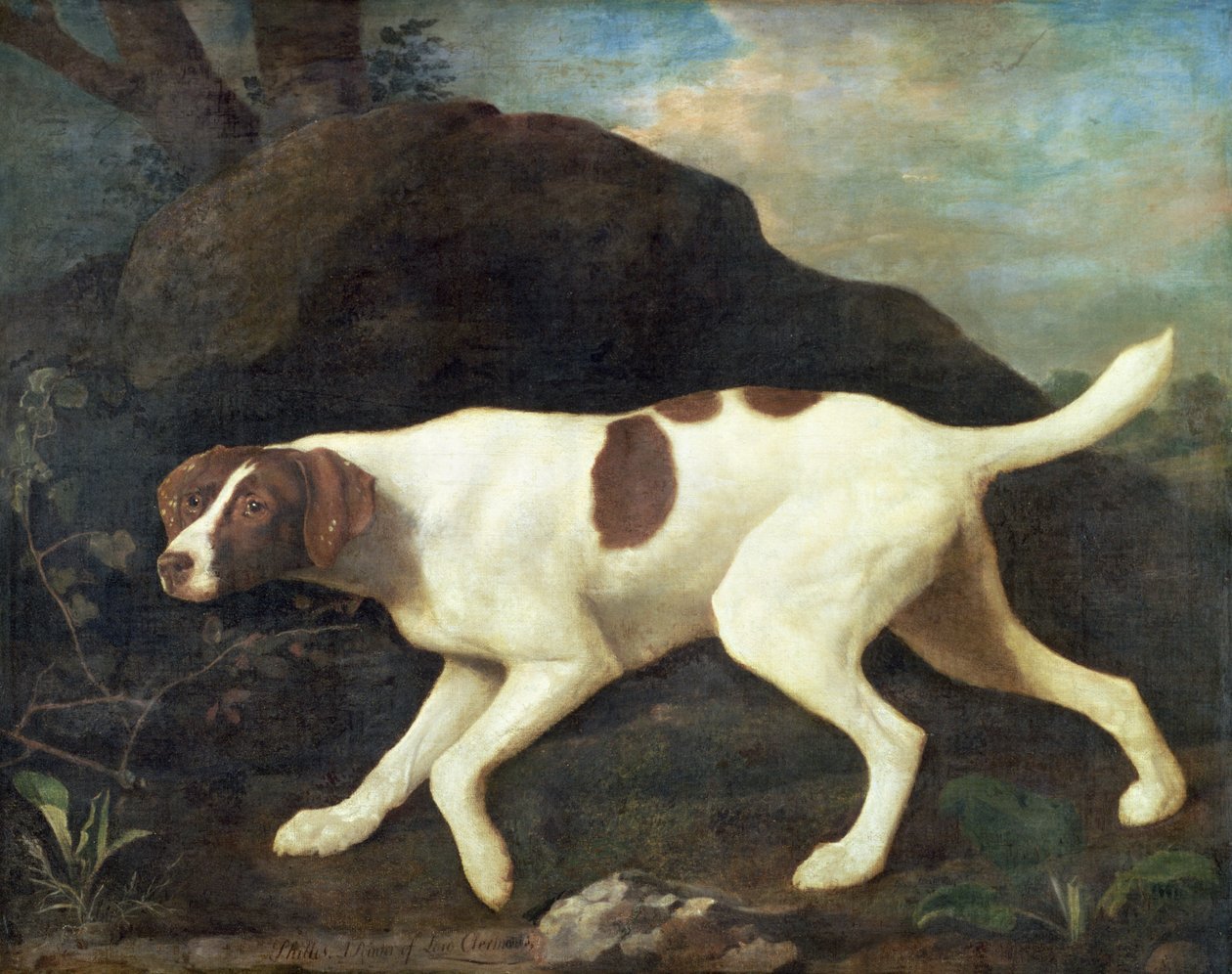 Phillis, en pekare från Lord Clermonts av George Stubbs