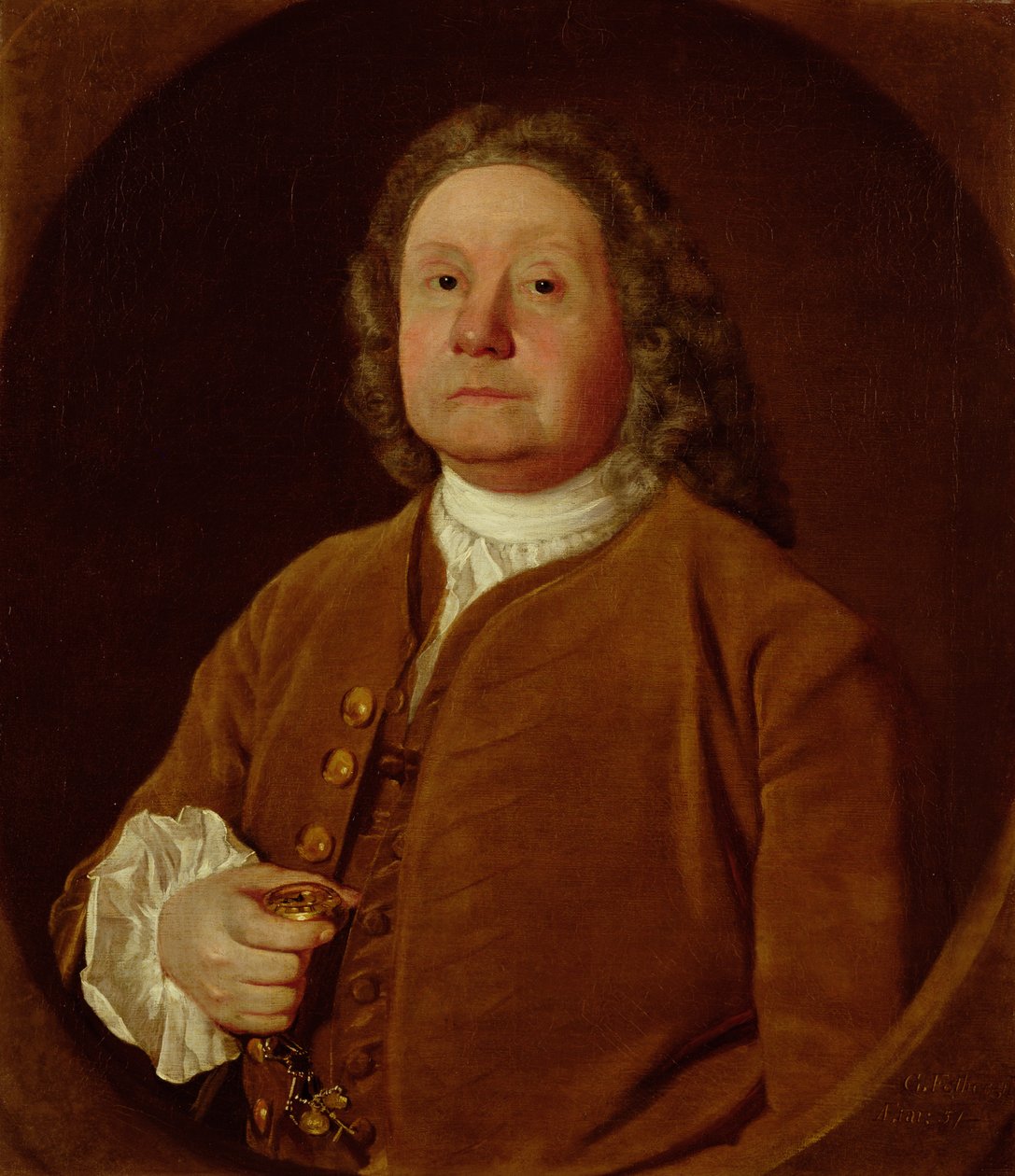 Porträtt av George Fothergill av York av George Stubbs