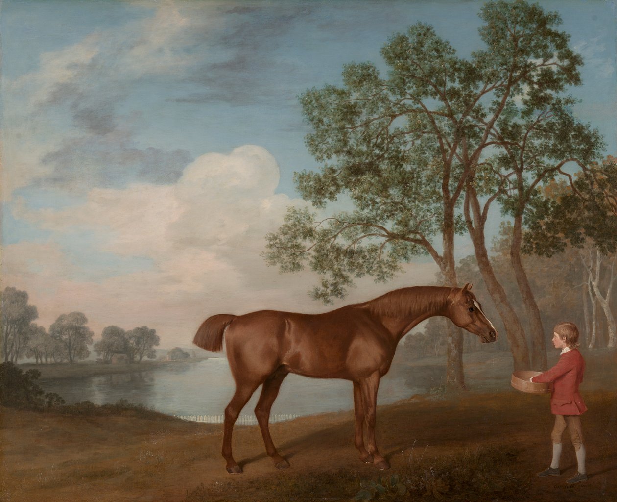 Pumpa med en stallkille av George Stubbs