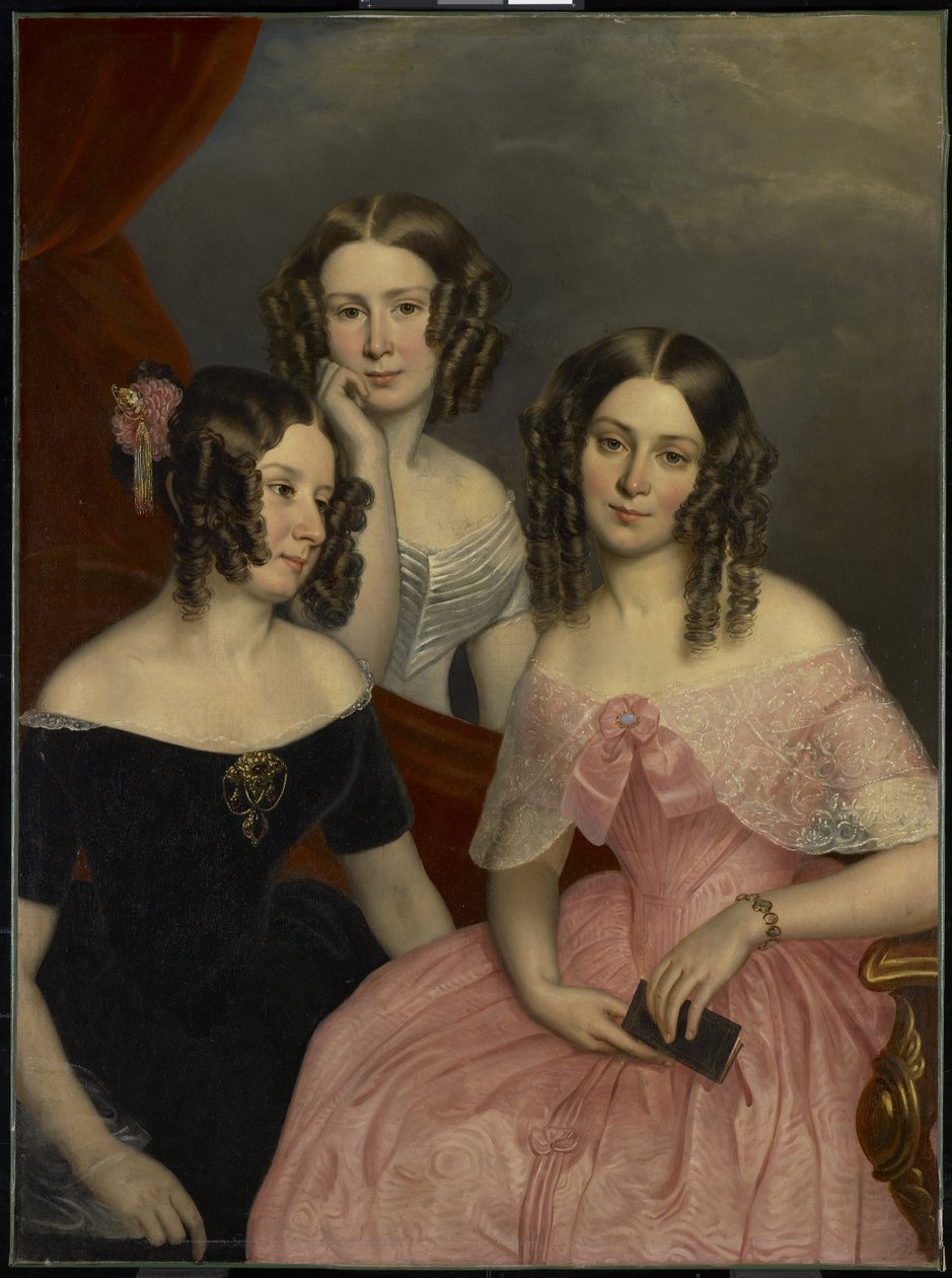 De tre Robinsonsystrarna, 1846 av George Theodore Berthon