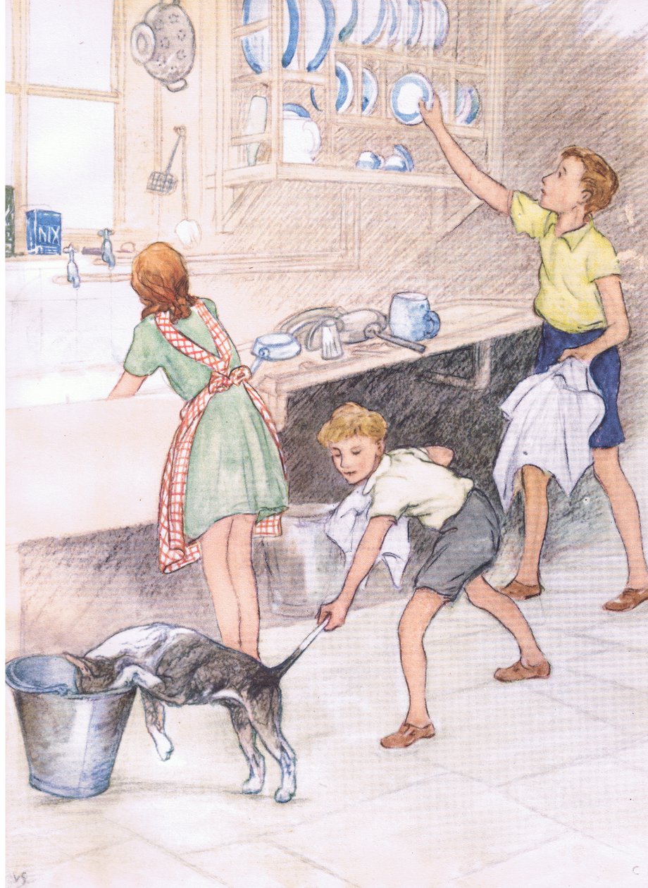 Hjälper mamma i köket, från Pets Limited utgiven av Collins av George Vernon Stokes