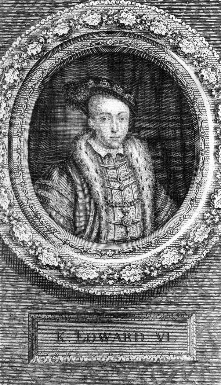 Edward VI, kung av England, 1700-talet. av George Vertue