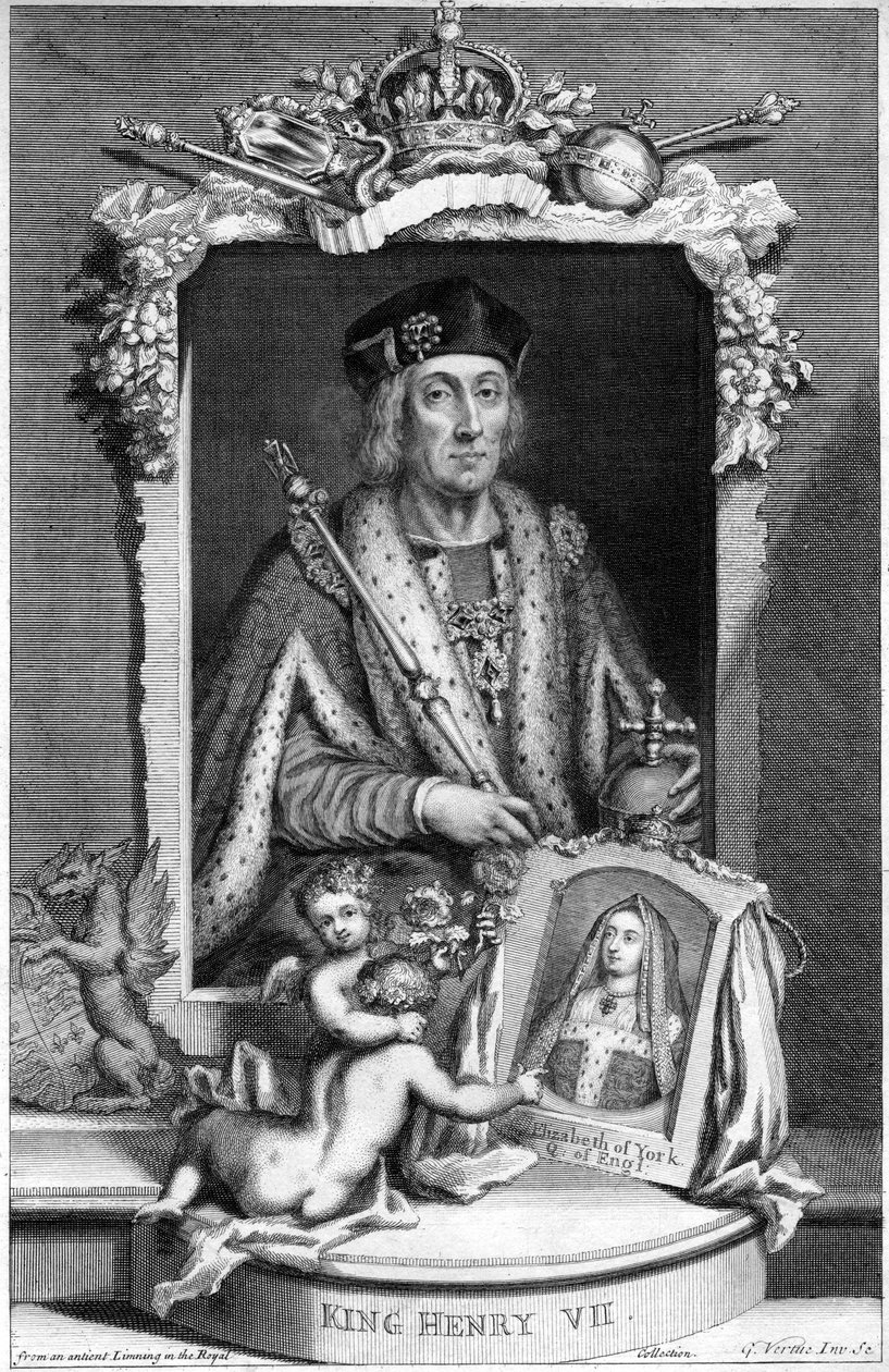 Henrik VII av England, 1700-talet. av George Vertue