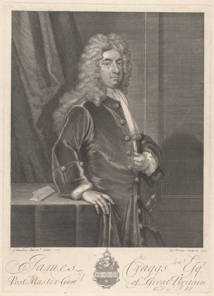 James Craggs den äldre av George Vertue