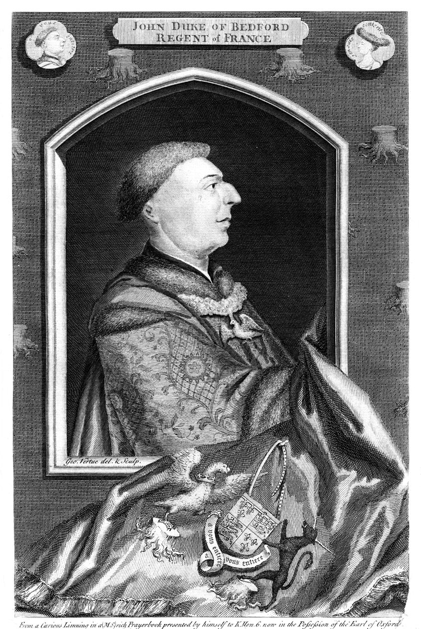 John of Lancaster, 1:e hertig av Bedford, 1700-talet. av George Vertue
