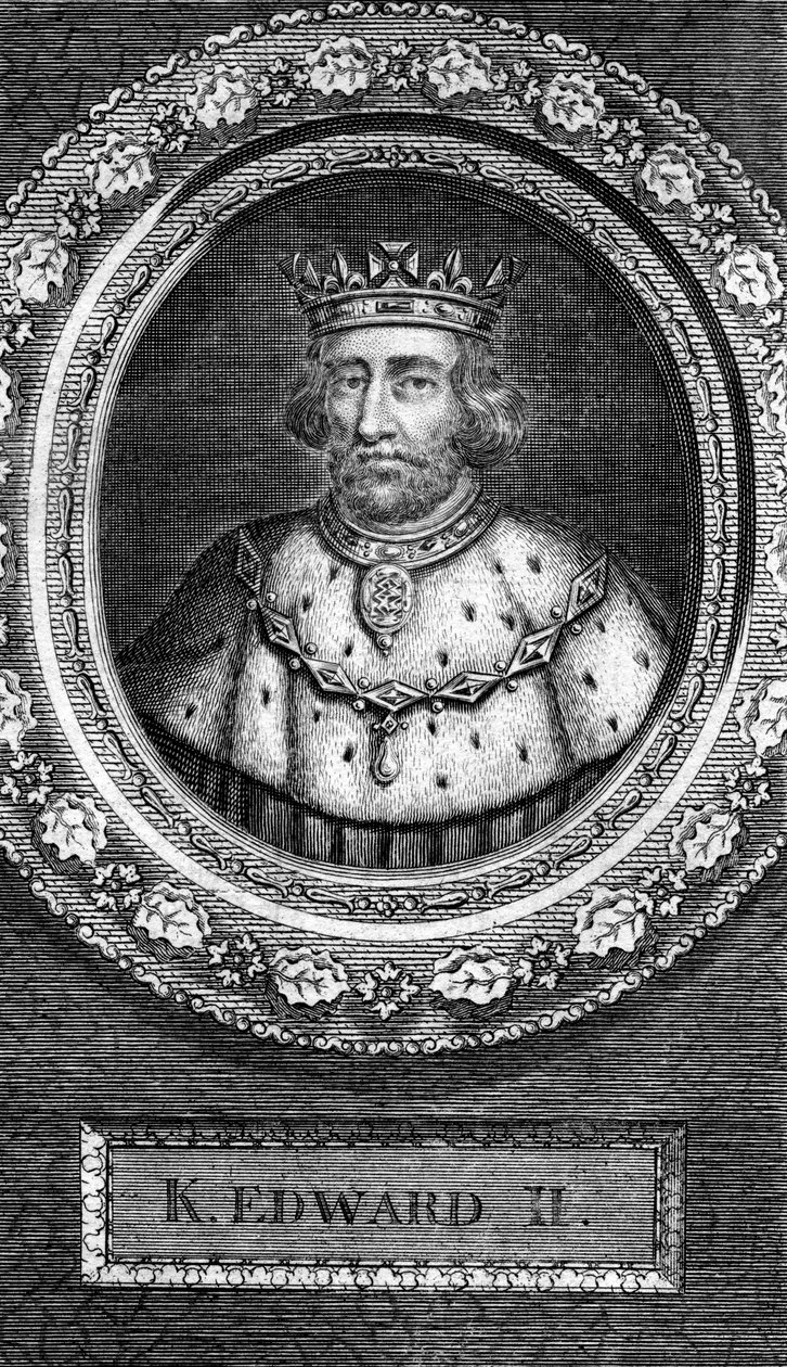Kung Edward II av England, 1700-talet. av George Vertue