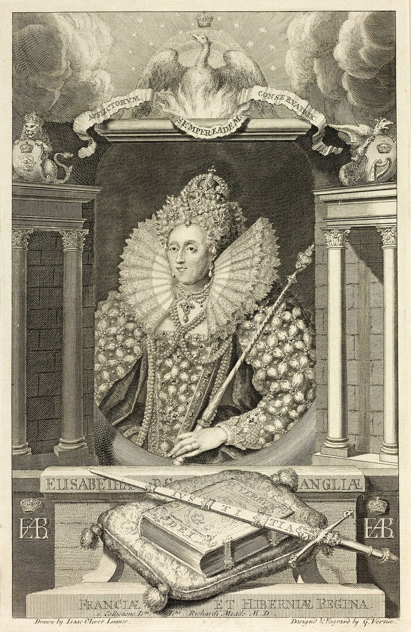 Drottning Elizabeth I av George Vertue