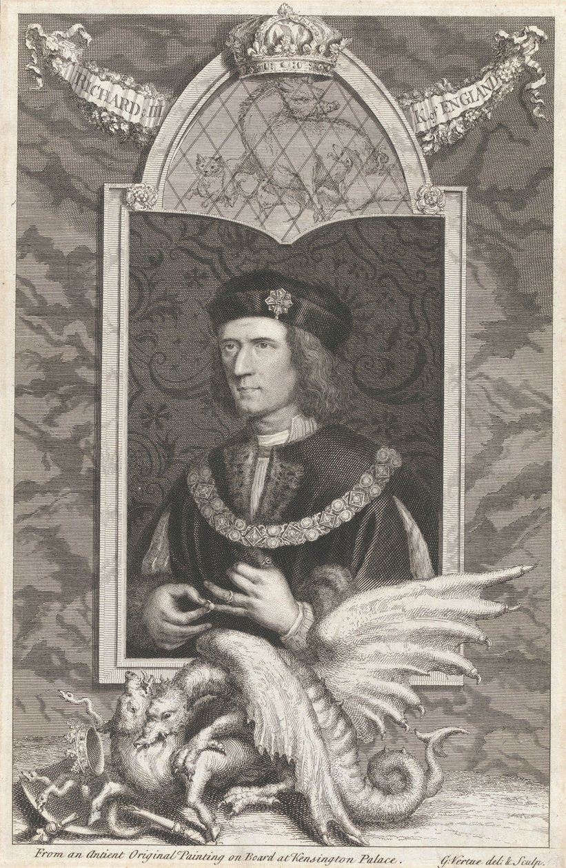Richard III, kung av England av George Vertue