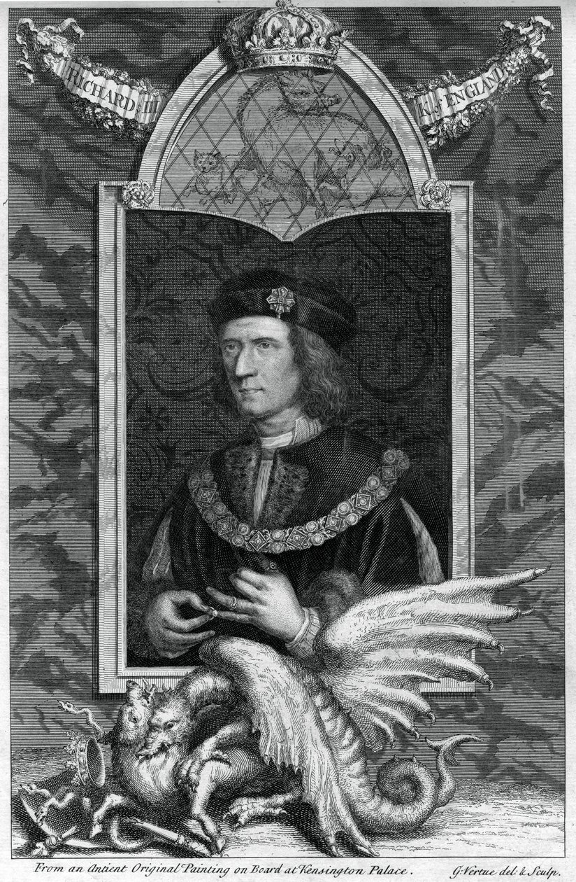 Richard III av England, 1700-talet. av George Vertue