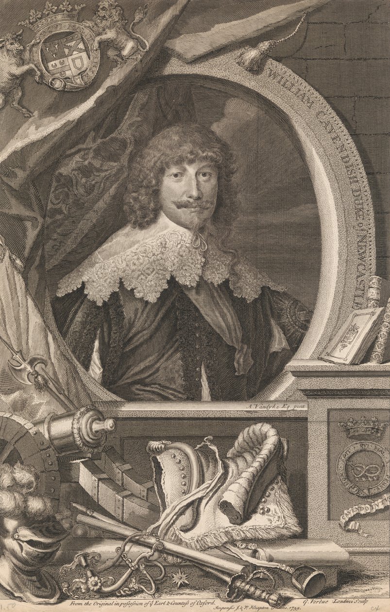 William Cavendish, hertig av Newcastle av George Vertue