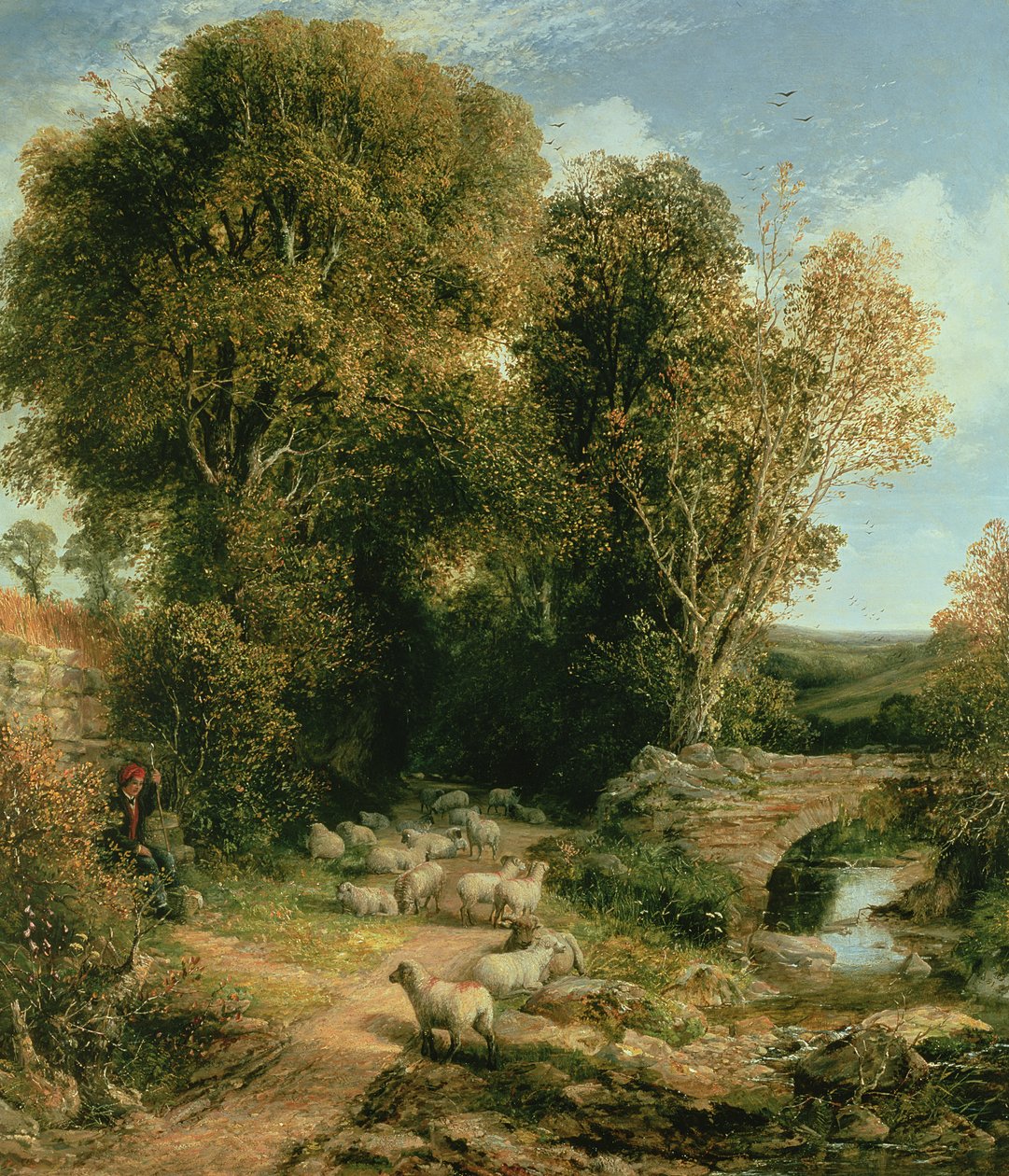 Pastoral scen, 1865 av George Vicat Cole