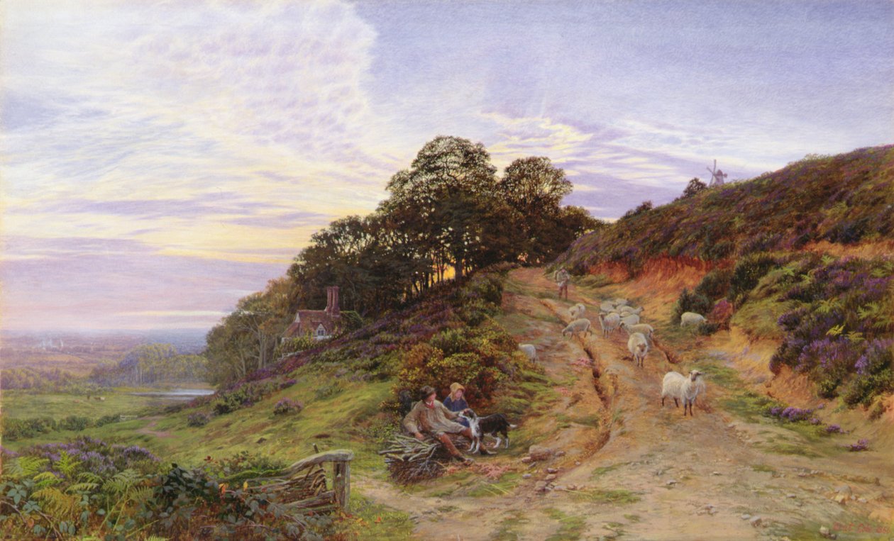Pitch Hill nära Ewhurst av George Vicat Cole