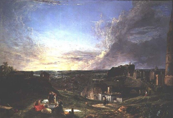 Edinburgh från Carlton Hill av George Vincent