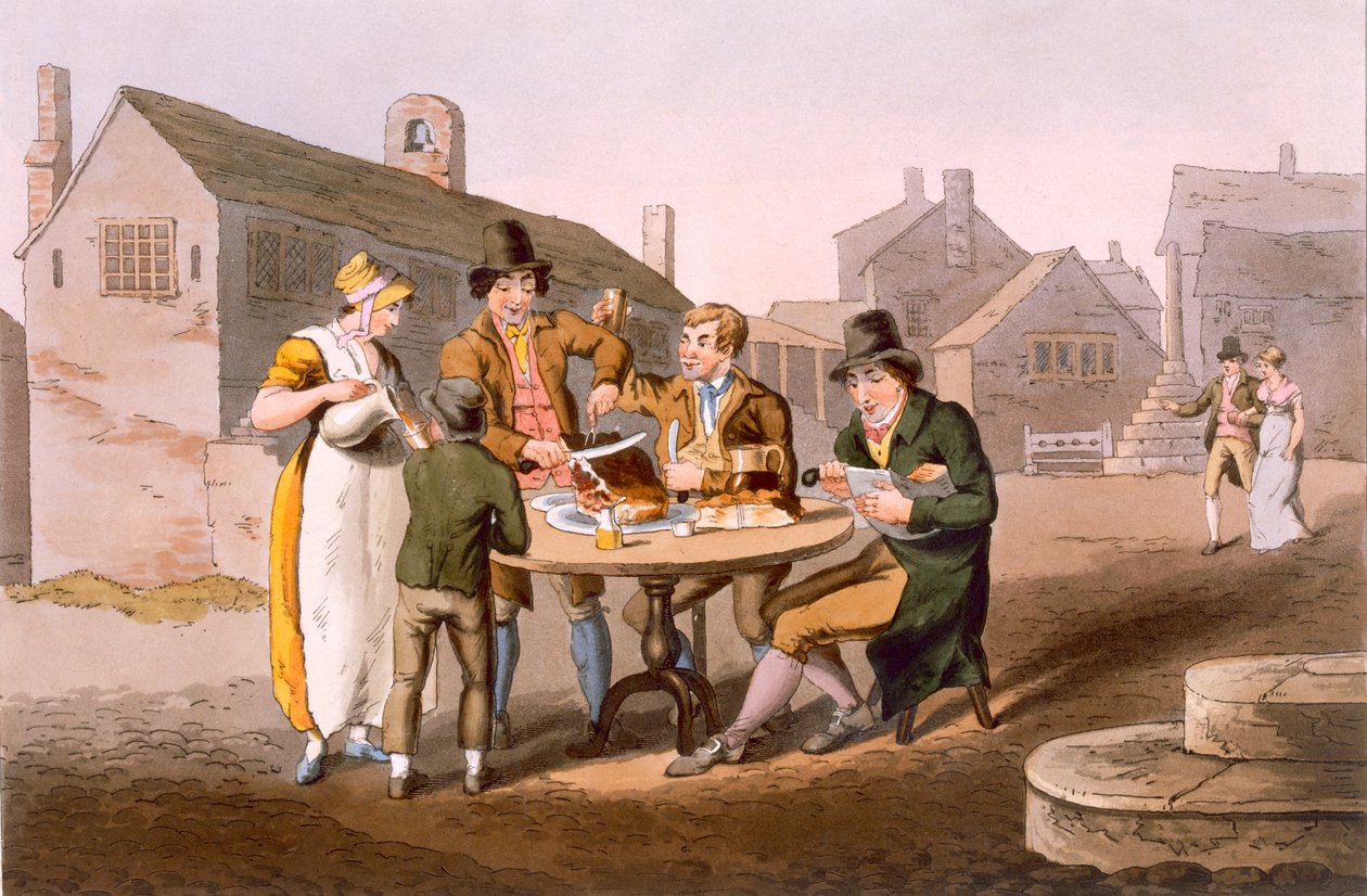 Midsommarafton, från `Costume of Yorkshire