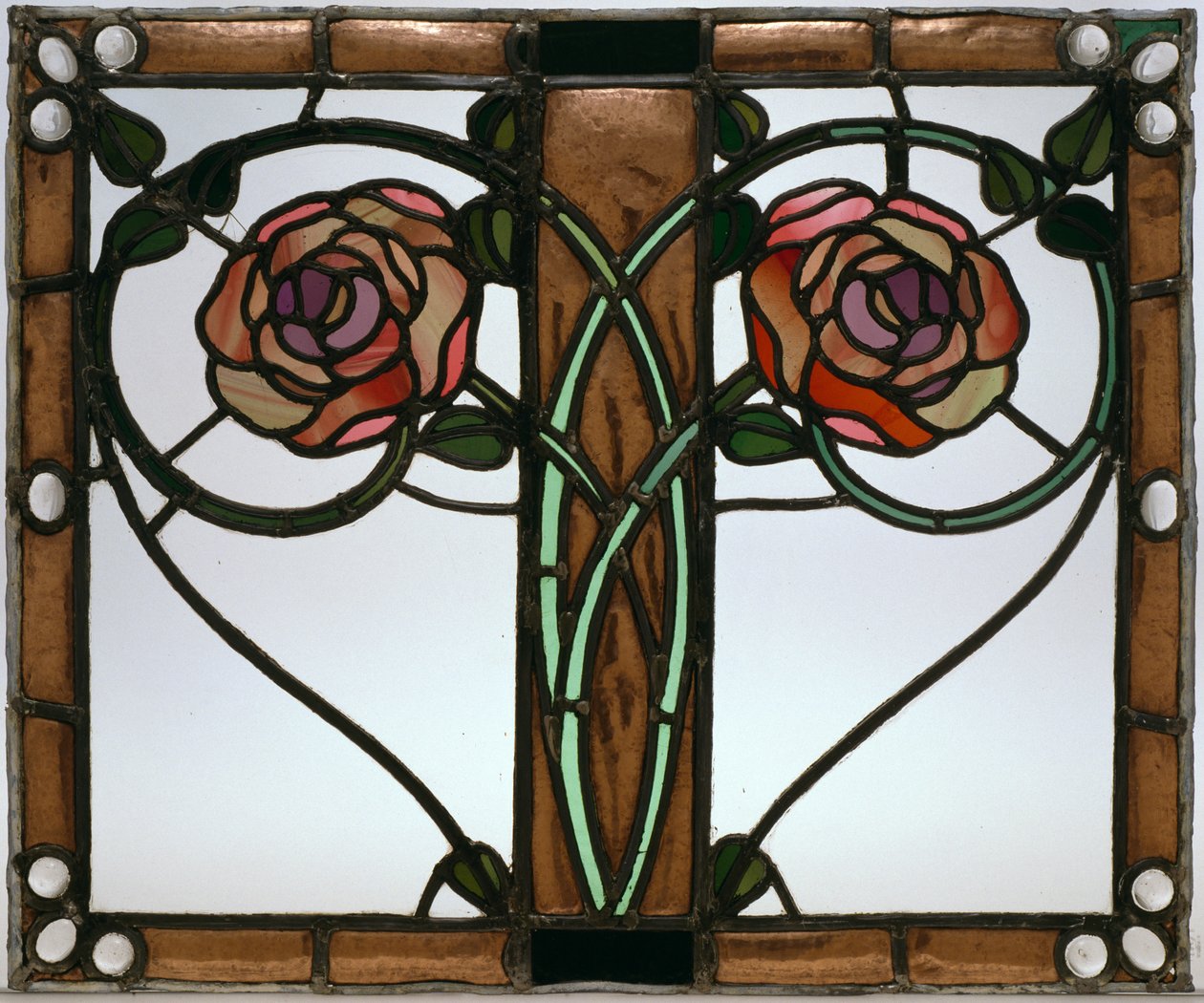 Dörr, cirka 1897 (målat glas) av George Walton