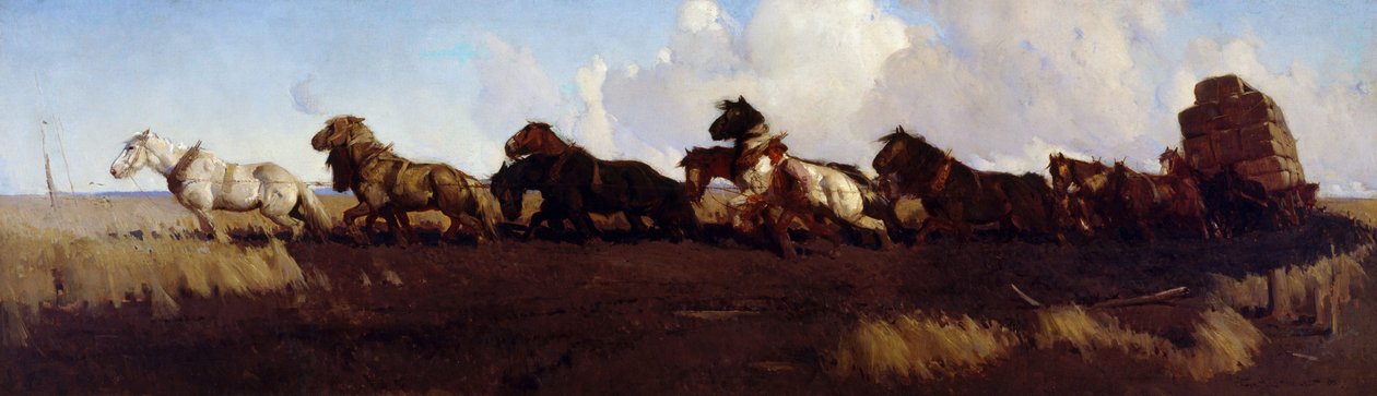 Över de svarta jordslättarna av George Washington Lambert