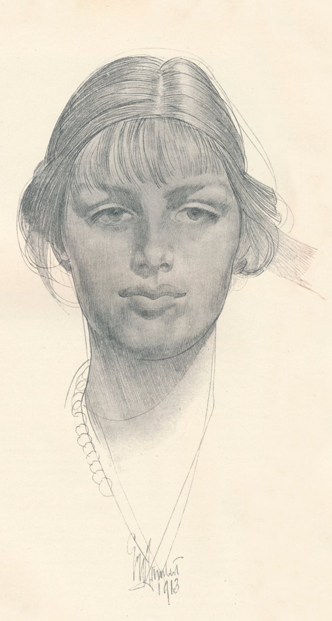 The Fair Girl, c1914. av George Washington Lambert