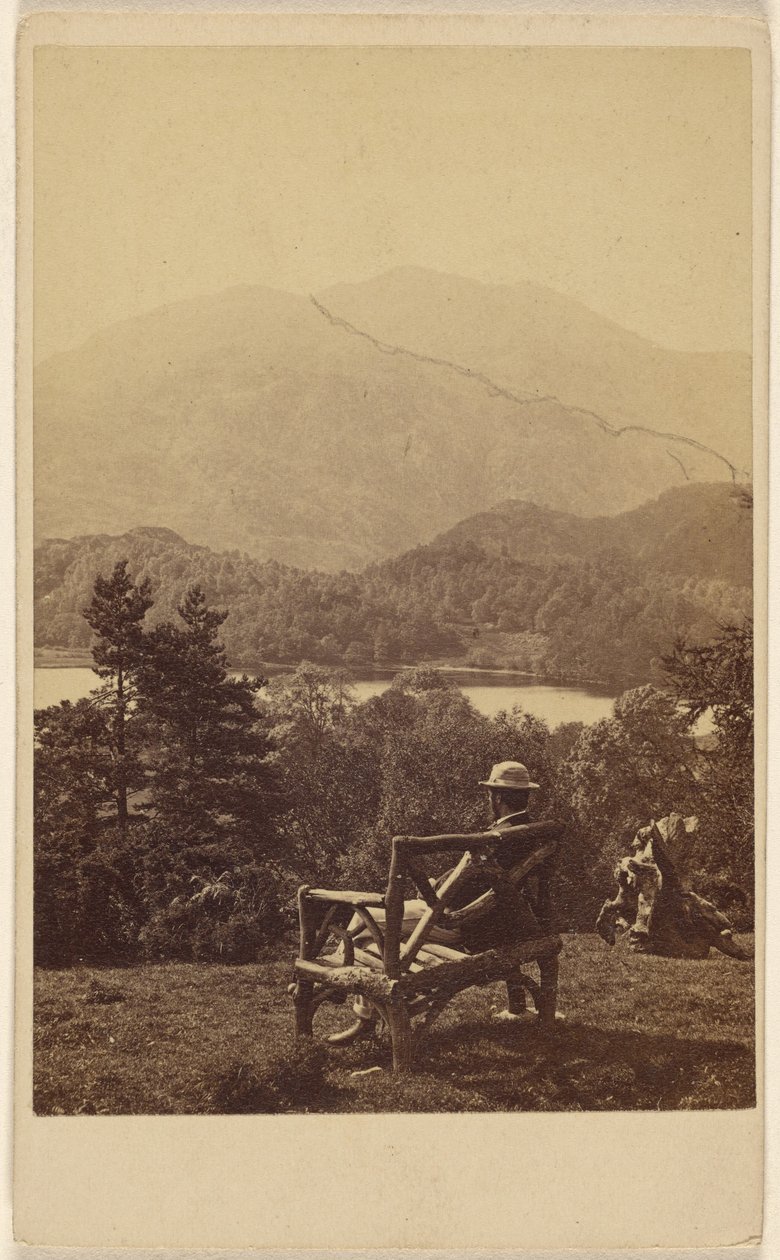 Loch Achray. Passera Aberford... av George Washington Wilson